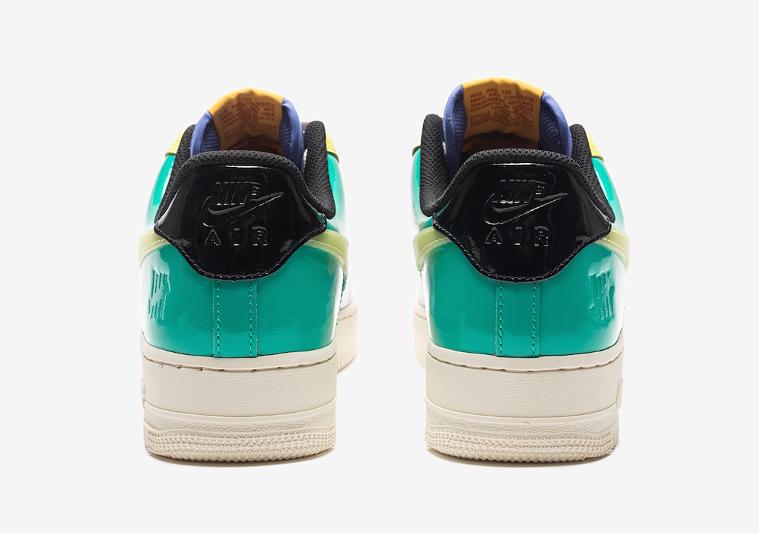 UNDEFEATED Nike Air Force 1 Topaz Gold DV5255-001 Release Date