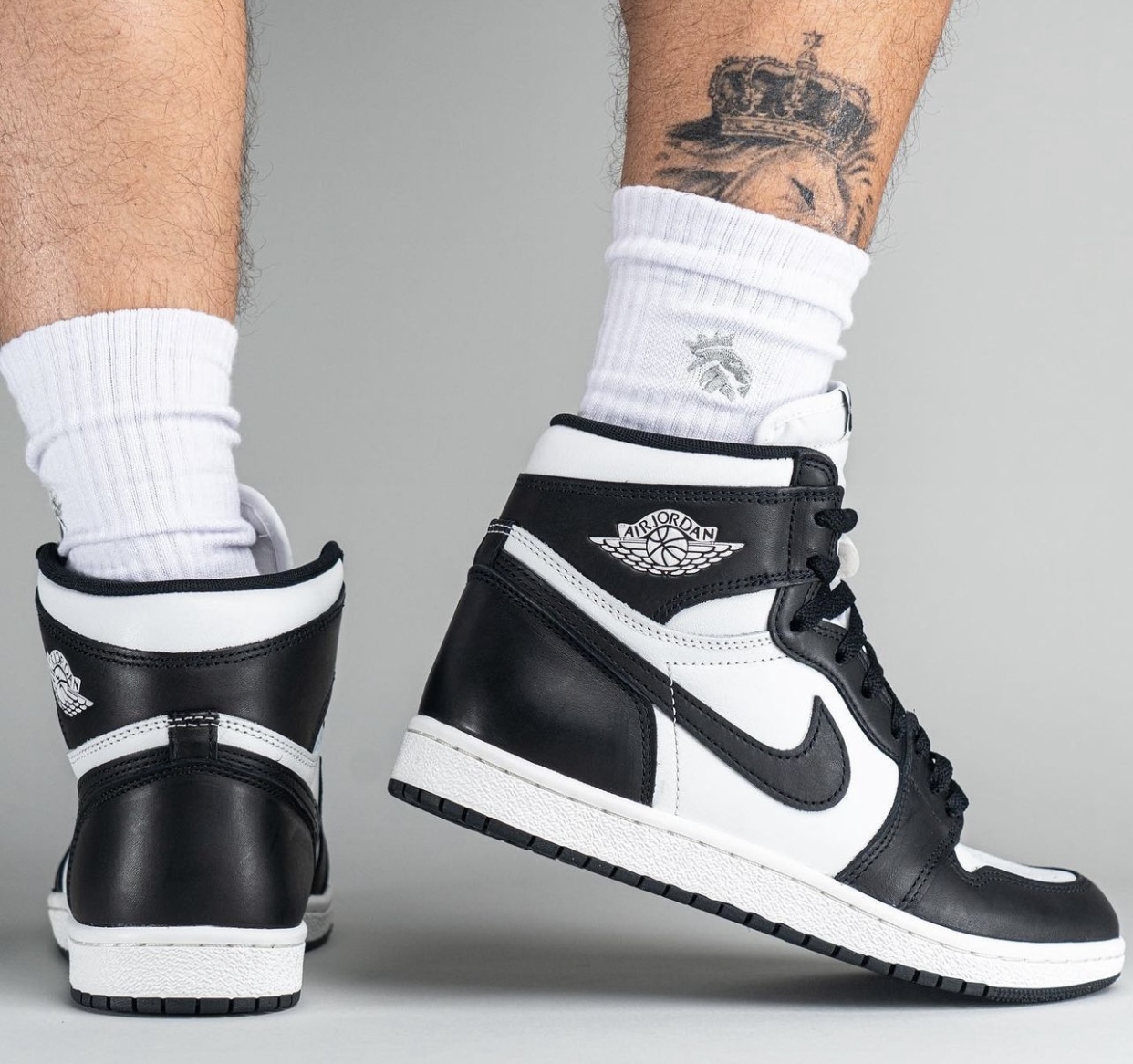 Air jordan 1 high black outlet white