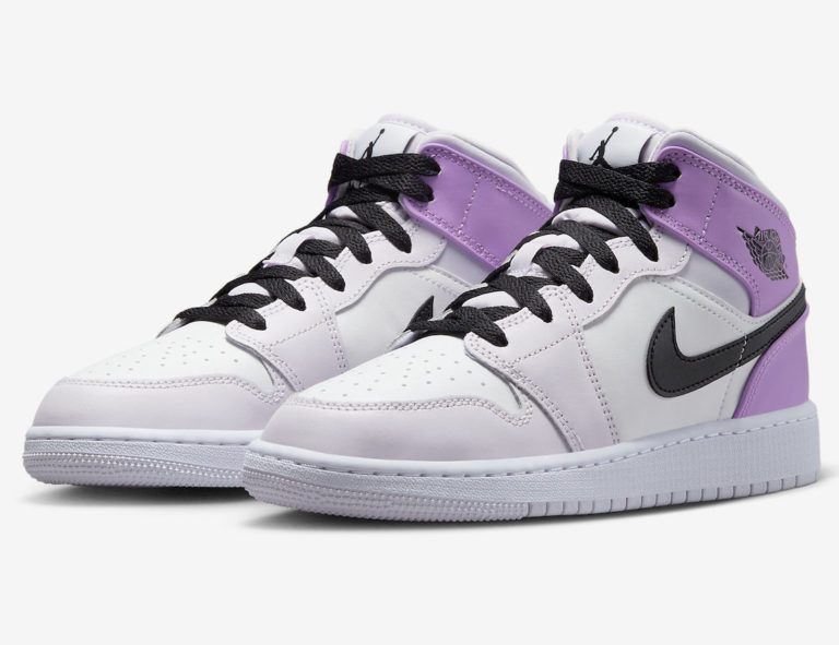 Air Jordan 1 Mid GS Barely Grape DQ8423501 Release Date SBD