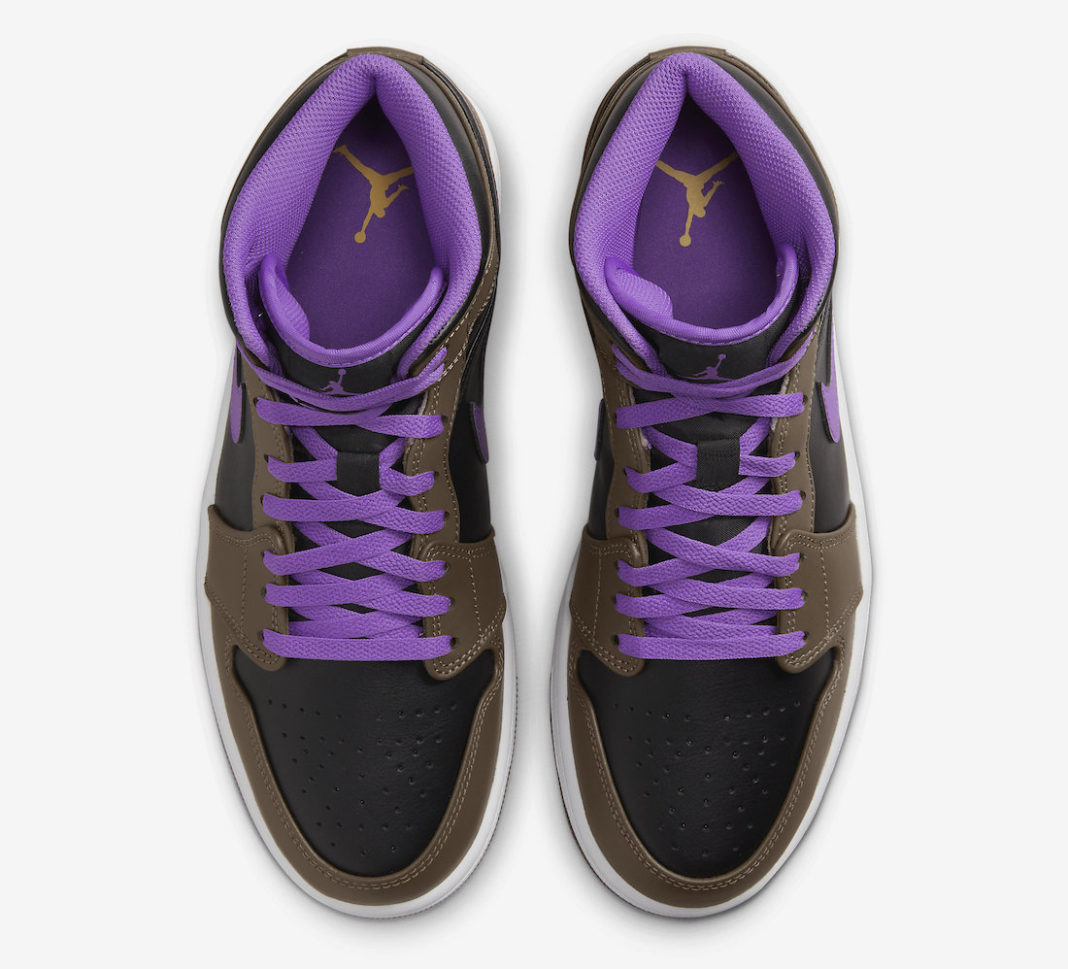 Air Jordan 1 Mid Palomino Wild Berry Black DQ8426215 Release Date SBD