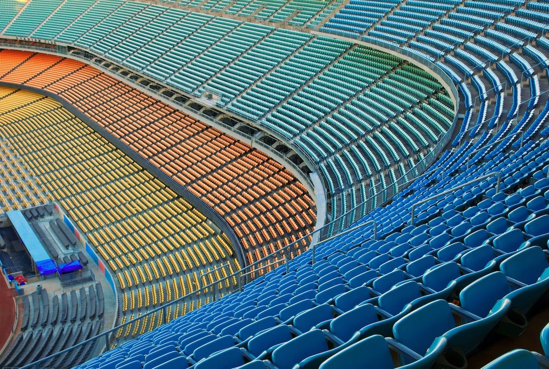 Dodger Stadium Color Seats