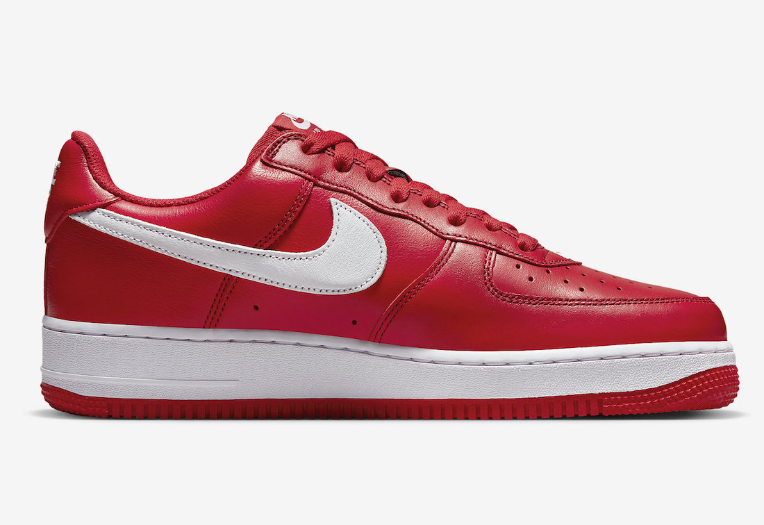 Nike Air Force 1 Low Color of the Month Red White FD7039-600 Release Date