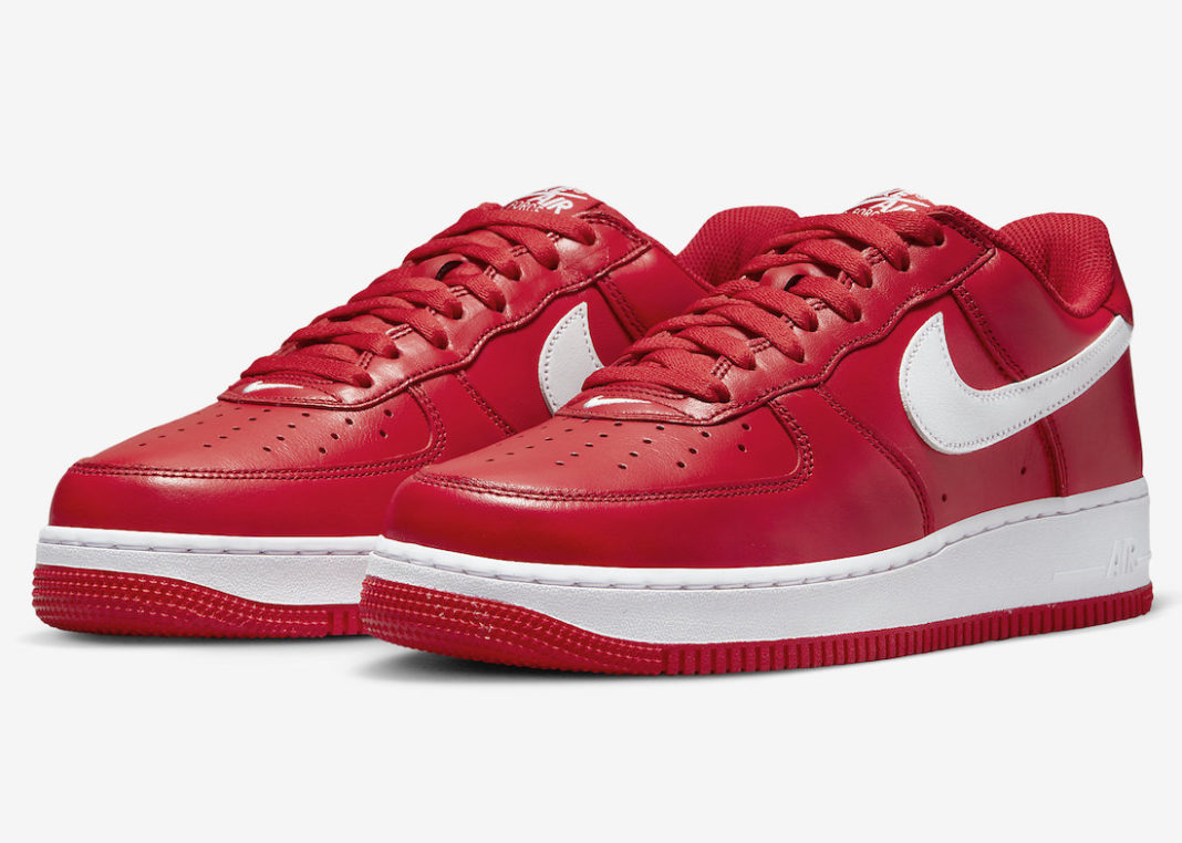 Nike Air Force 1 Low Color of the Month Red White FD7039 600 Release Date 4 1068x762