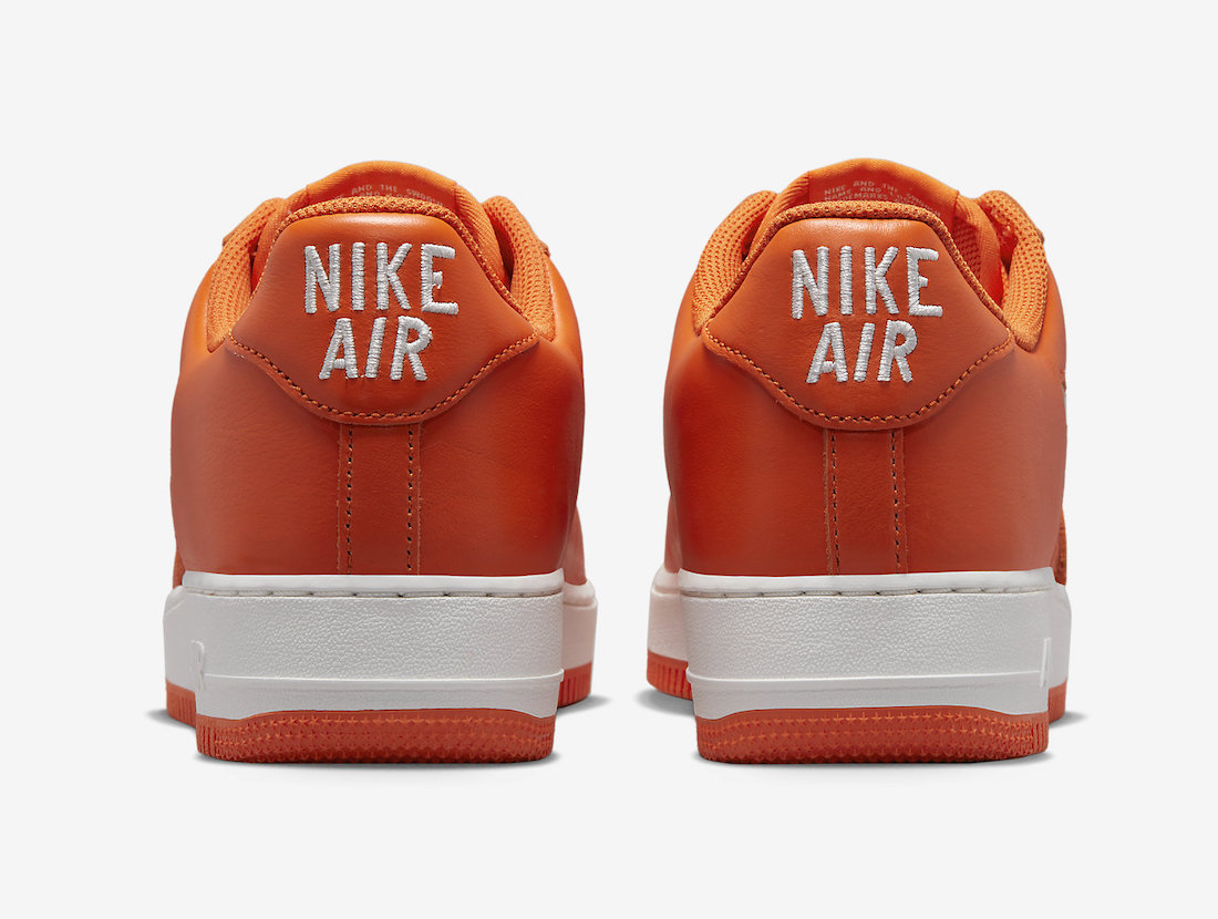 Nike Air Force 1 Low Orange Jewel FJ1044-800 Release Date