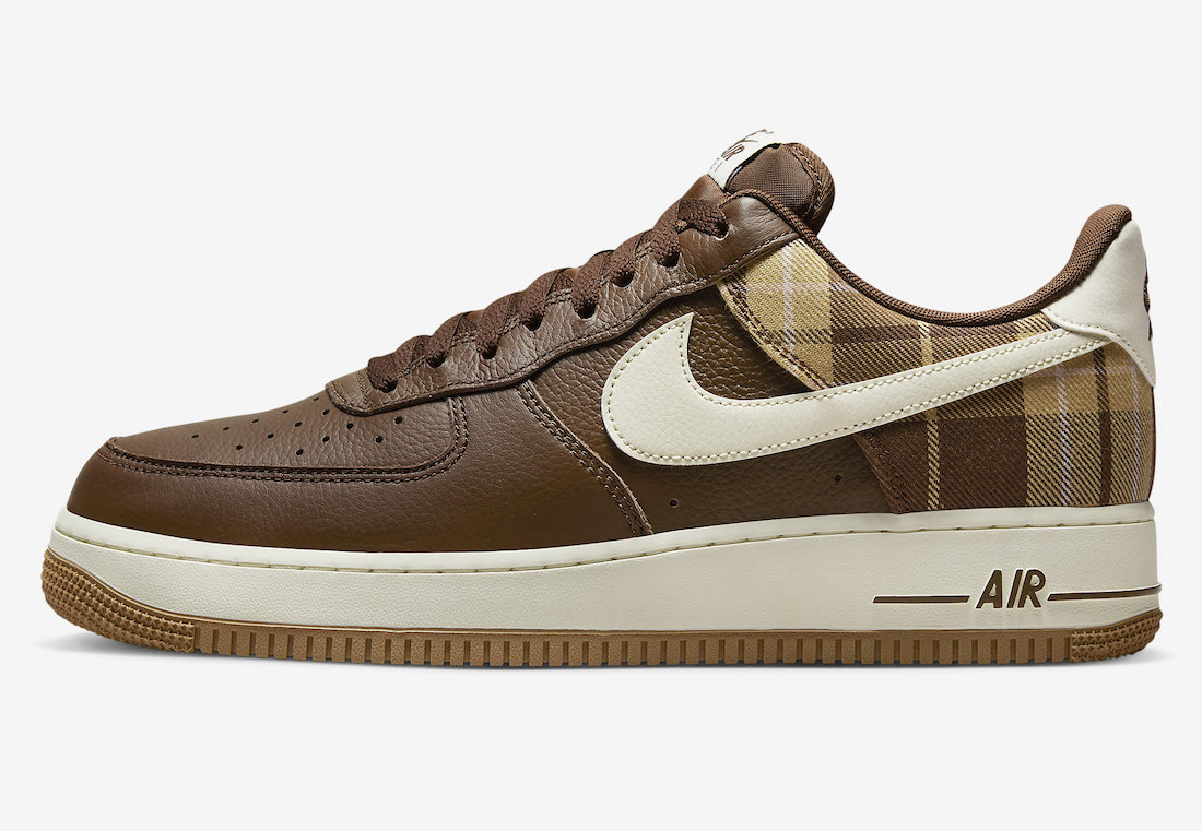 Nike Air Force 1 Low Plaid Cacao Wow Pale Ivory DV0791-200 Release Date