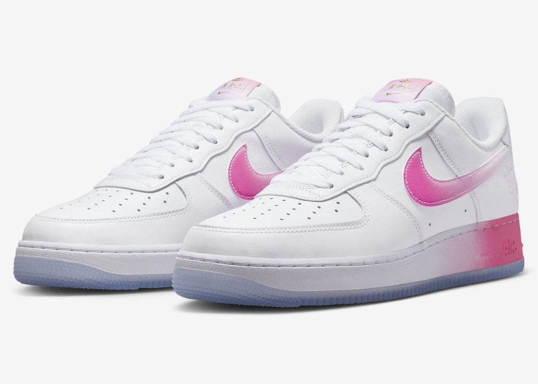 100 - Infrared NIKE AIR FORCE 1 LOW WHAT THE 90S GS 24cm - the
