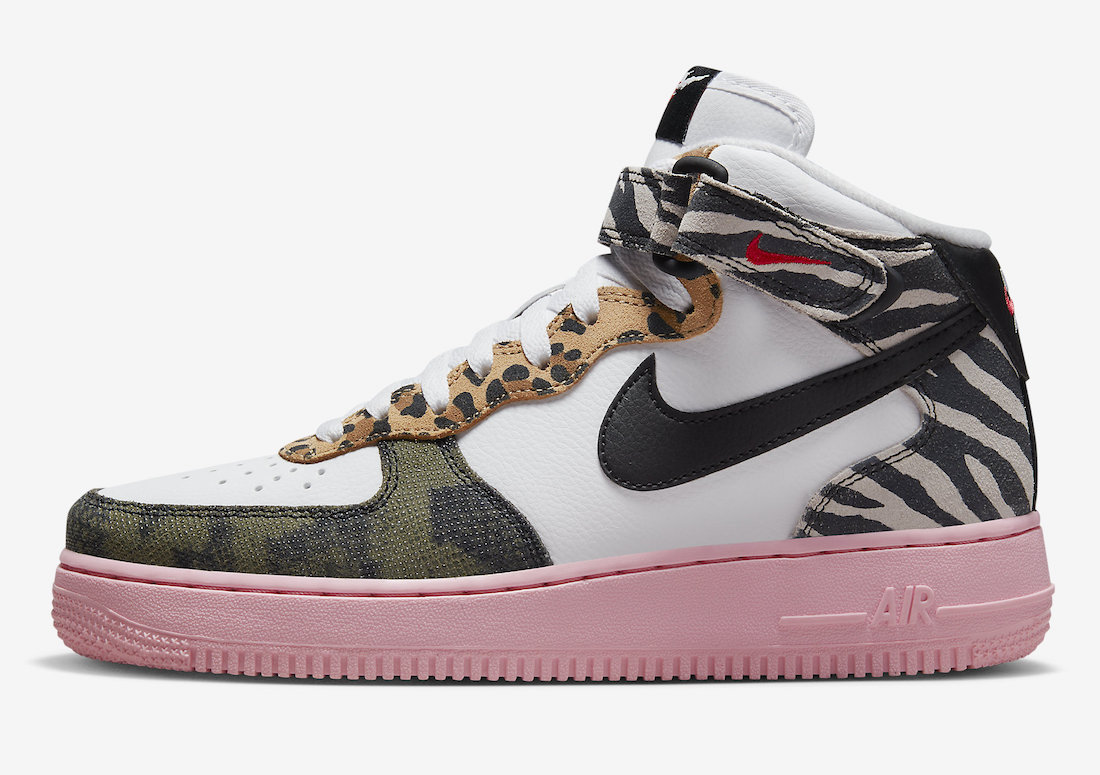 Nike Air Force 1 Mid Animal Instinct DZ4841-100 Release Date