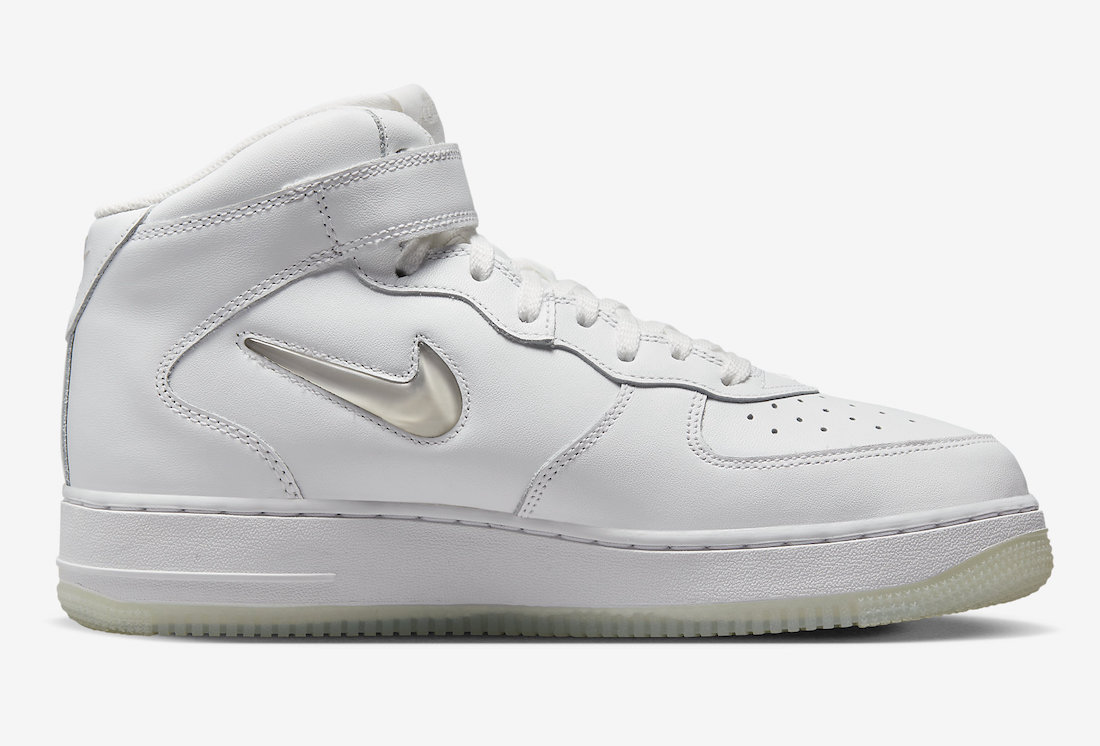 Nike Air Force 1 Mid Jewel Summit White DZ2672-101 Release Date | SBD