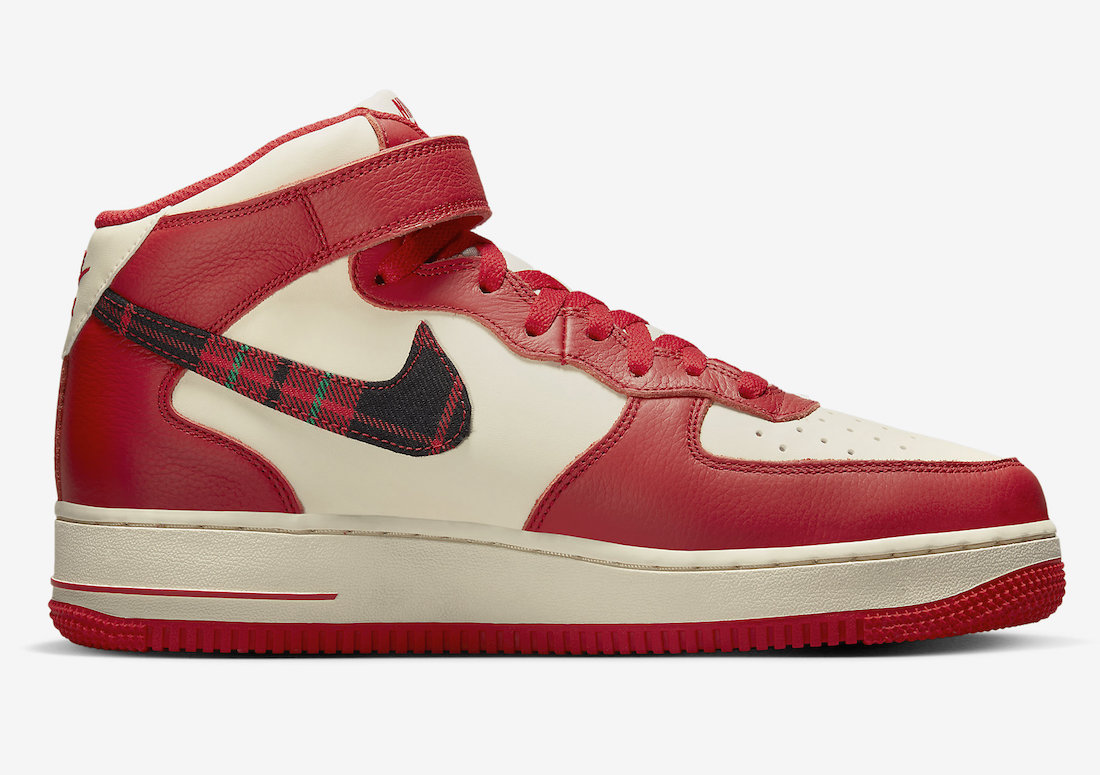 Nike Air Force 1 Mid Plaid DV0792 101 Release Date 2