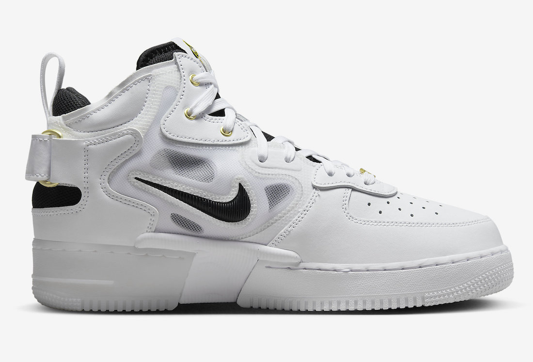 Nike Air Force 1 Mid React White DQ7668-100 Release Date | SBD