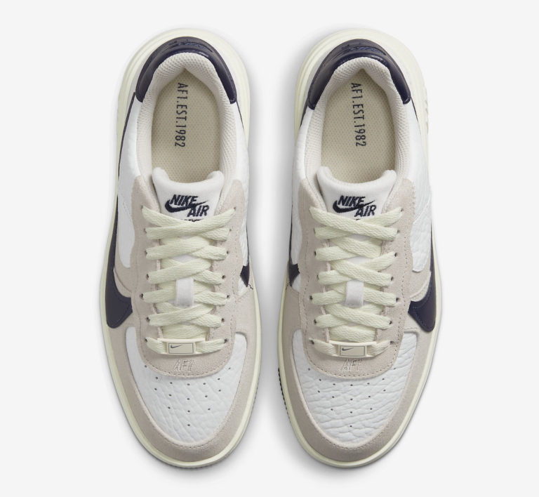 Nike Air Force 1 PLT.AF.ORM White Navy FB8481-100 Release Date | SBD