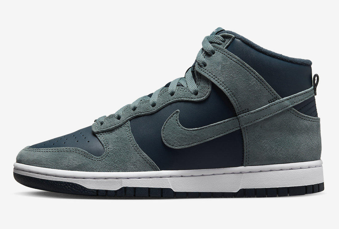 Nike Dunk High Teal Suede DQ7679-400 Release Date