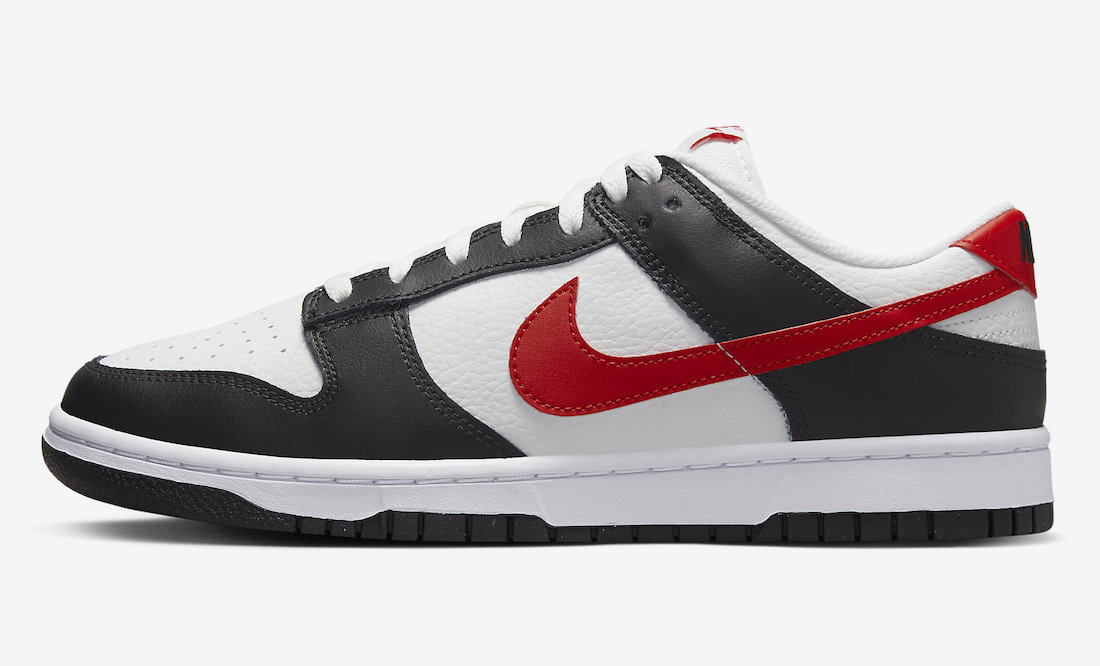 Nike Dunk Low Black University Red White FB3354-001 Release Date