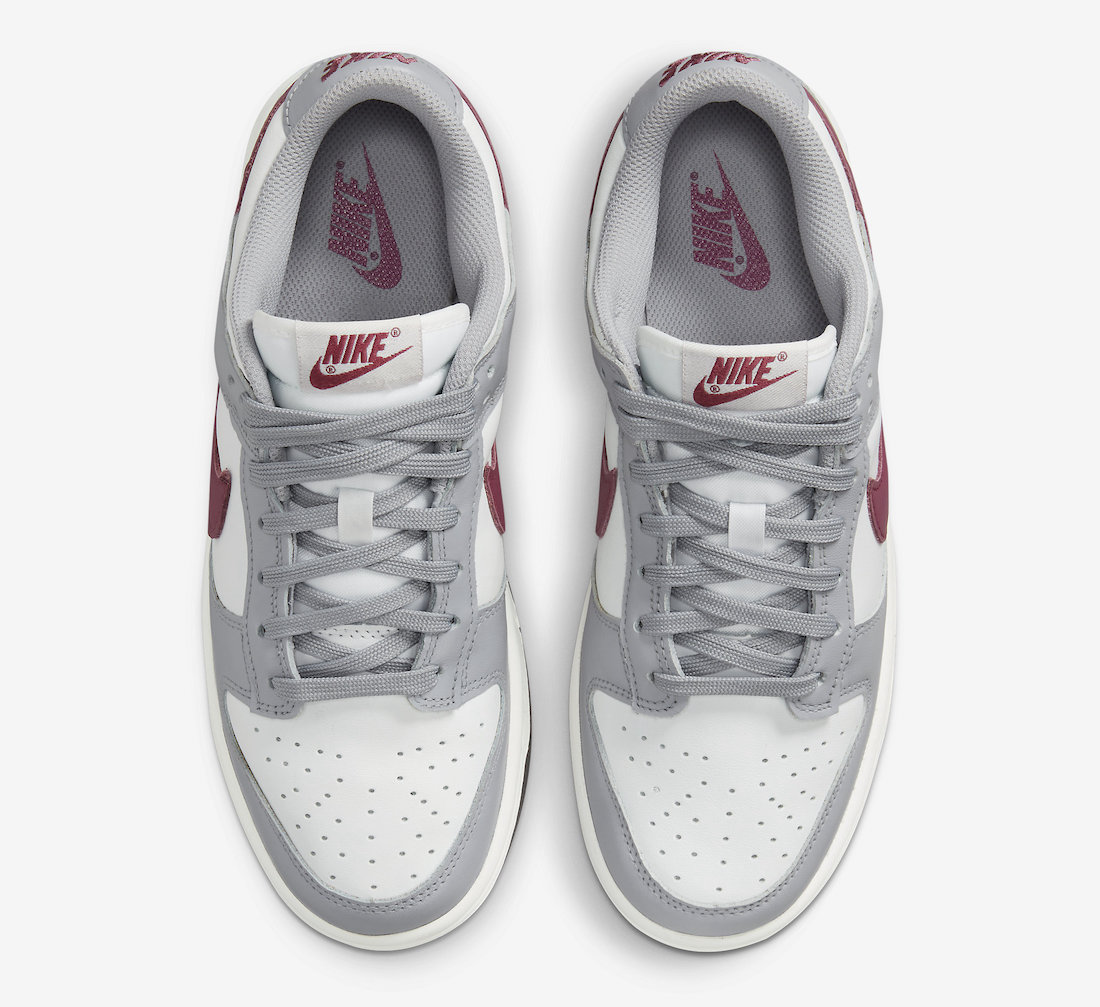 Nike Dunk Low Sail Grey Red DD1503-122 Release Date | SBD