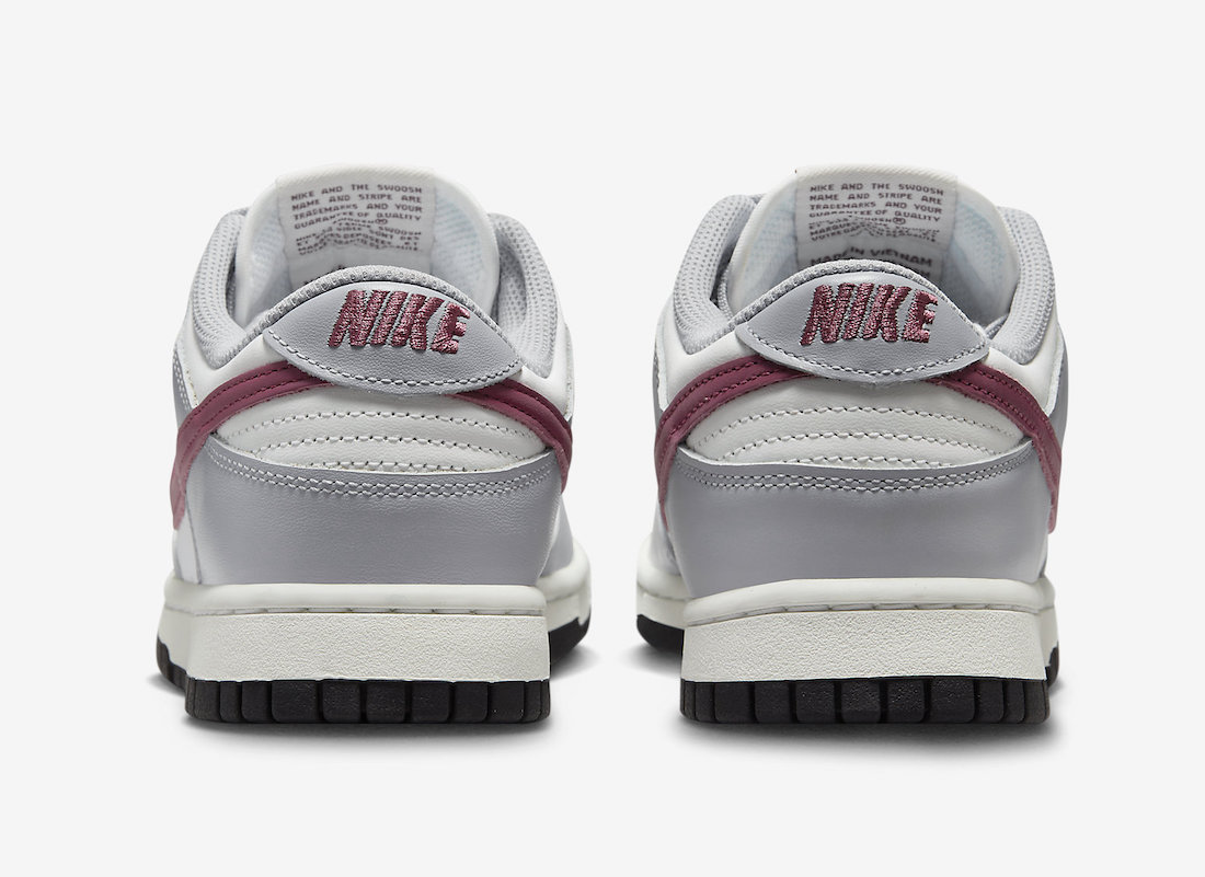 Nike Dunk Low Grey White Red DD1503-122 Release Date
