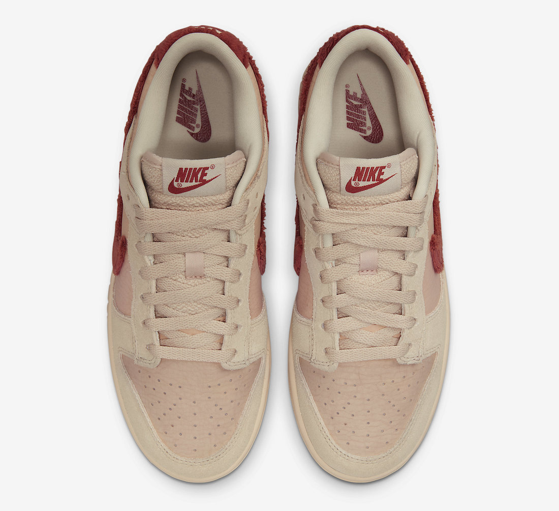 Nike Dunk Low Terry Swoosh Shimmer Mars Stone DZ4706-200 Release