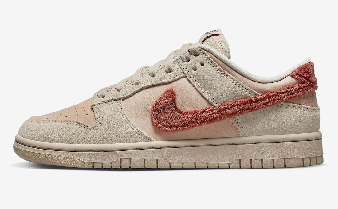 Nike Dunk Low Terry Swoosh Shimmer Mars Stone DZ4706-200 Release