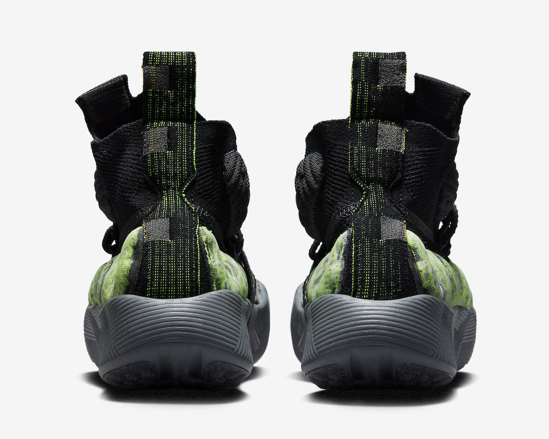 Nike ISPA Sense Flyknit Black Green CW3203-003 Release Date