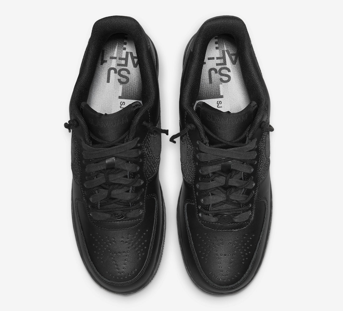 Slam Jam Nike Air Force 1 Low Black DX5590-001 Release Date