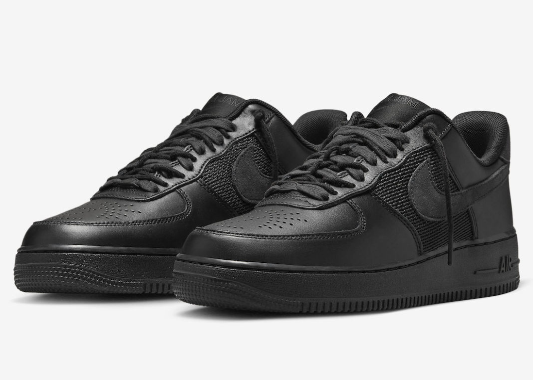 Slam Jam x Nike Air Force 1 Low Black DX5590-001 White DX5590-100 ...