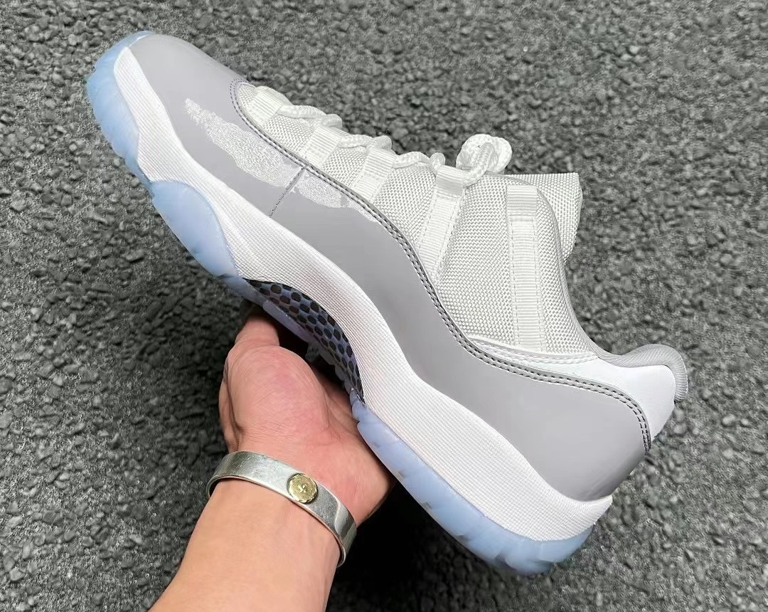 Official Photos of the Air Jordan 11 Low “Cement Grey” Sneakers Cartel