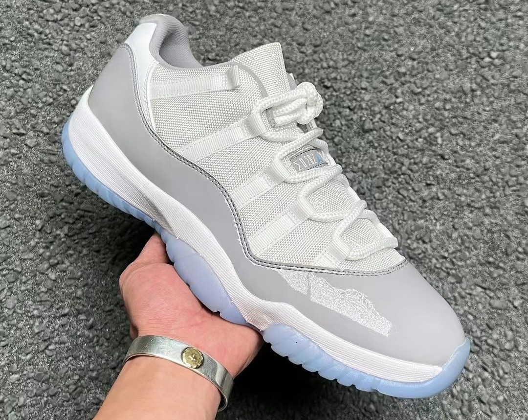 2023 Gamma Blue 11 11s Men Basketball Shoes Low White Cement Cool