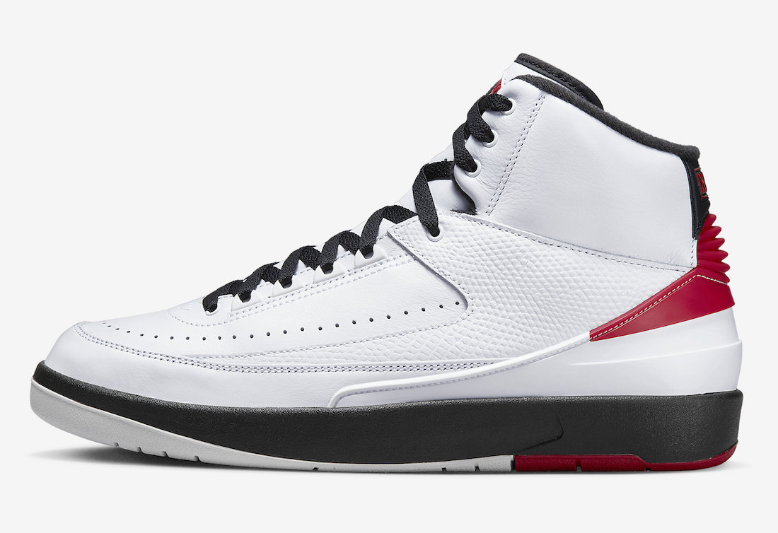 Air Jordan 2 Chicago Varsity Red DX2454-106 Release Date Lateral