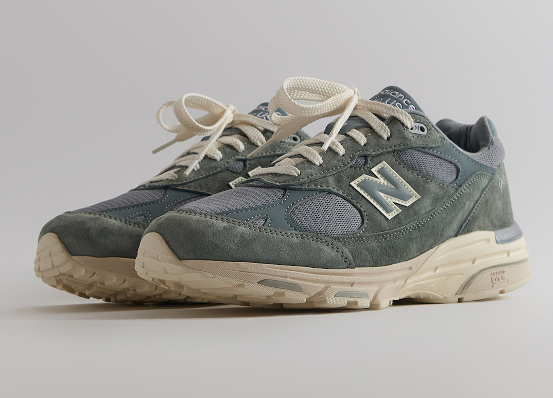 Kith New Balance 993 Pistachio Release Date Pair