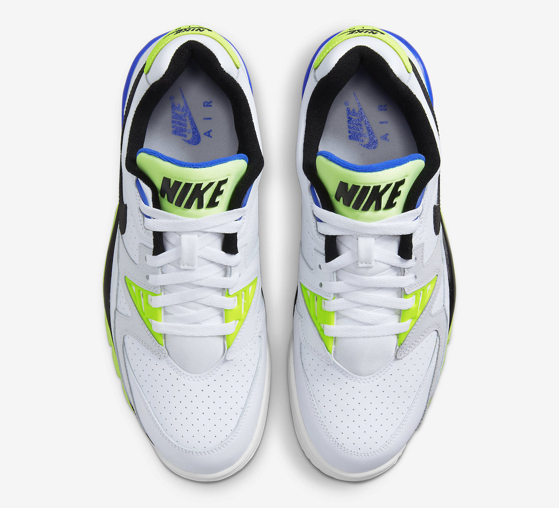 Nike Air Cross Trainer 3 Low White Volt Blue FD0788-100 Release Date Top
