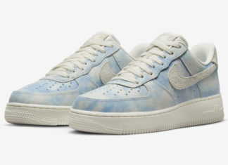 Nike Air Force 1 Low Clouds University Blue Sail FD0883-400 Release Date