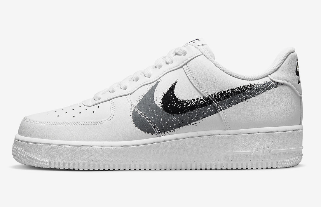 Nike Air Force 1 Low Spray Paint Swooshes FD0660-100 Release Date | SBD