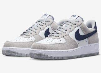 Nike Air Force 1 Low Light Smoke Grey Midnight Navy Summit White FD9748-001 Release Date