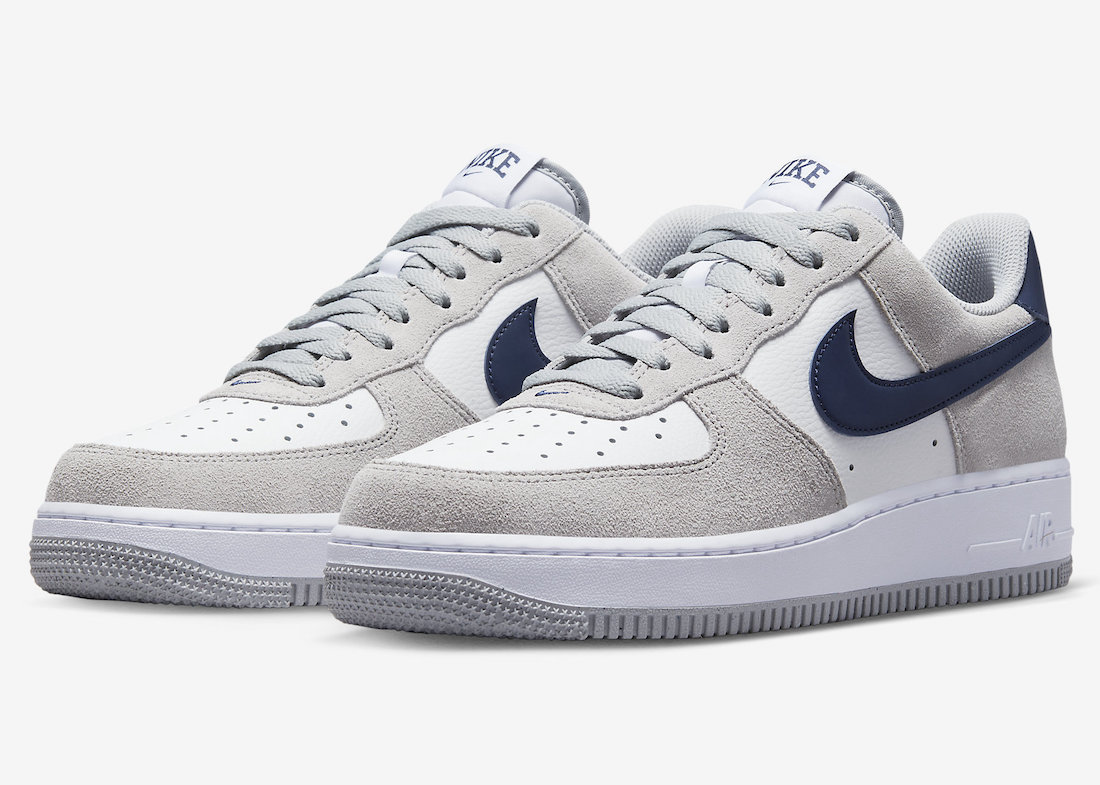 Nike Air Force 1 Low Light Smoke Grey Midnight Navy Summit White FD9748-001 Release Date