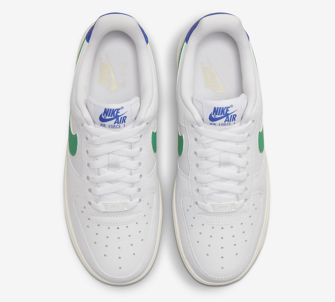 royal blue and lime green nike shox for women White Stadium Green Game Royal Gum DD8959-110 Release Date Top