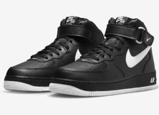 Nike Air Force 1 Mid Black White DV0806-001 Release Date