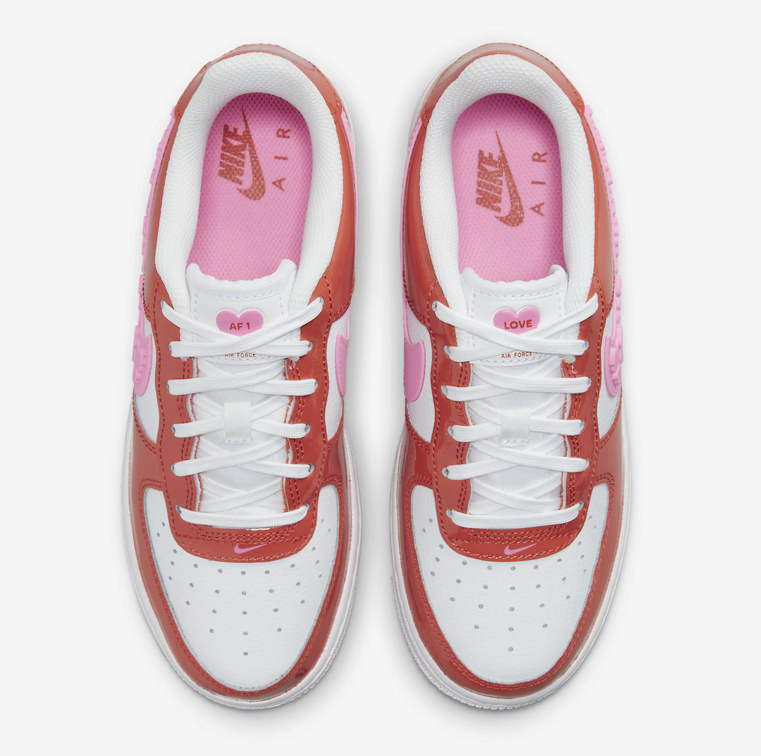 Nike Air Force 1 Valentines Day 2023 GS FD1031-600 Release Date Top