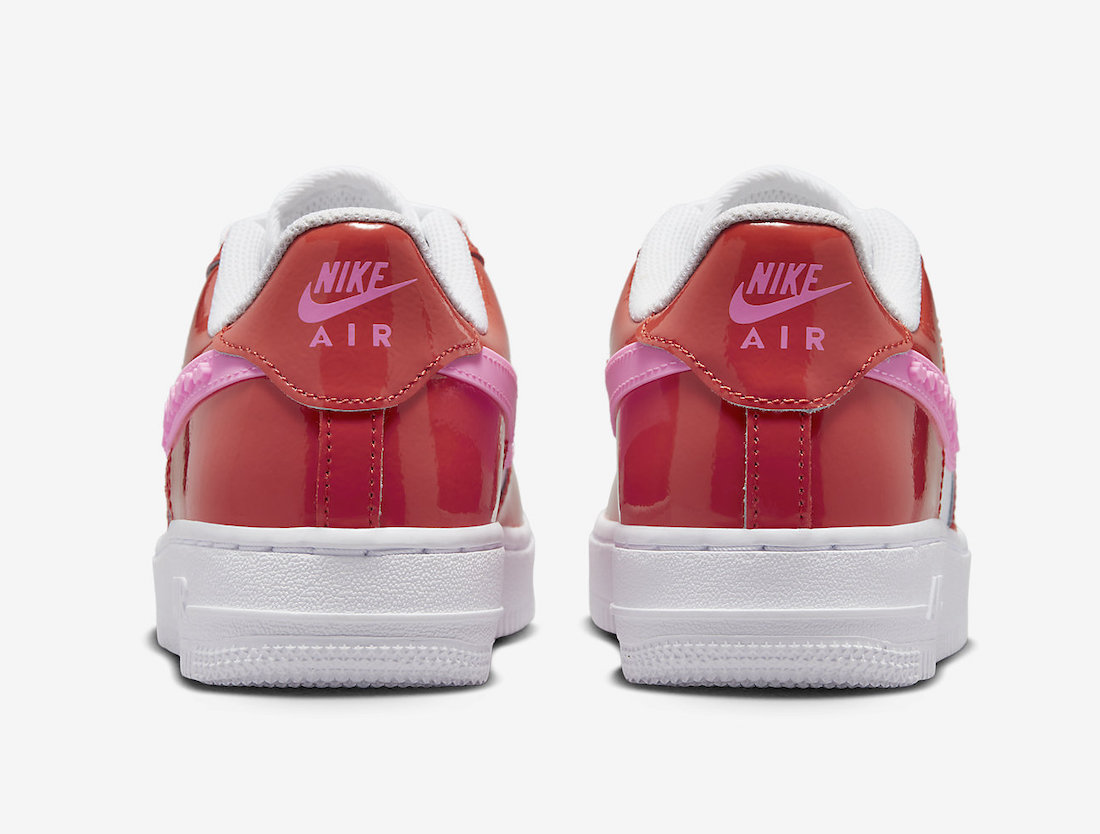 Nike Air Force 1 Valentines Day 2023 GS FD1031-600 Release Date Heels