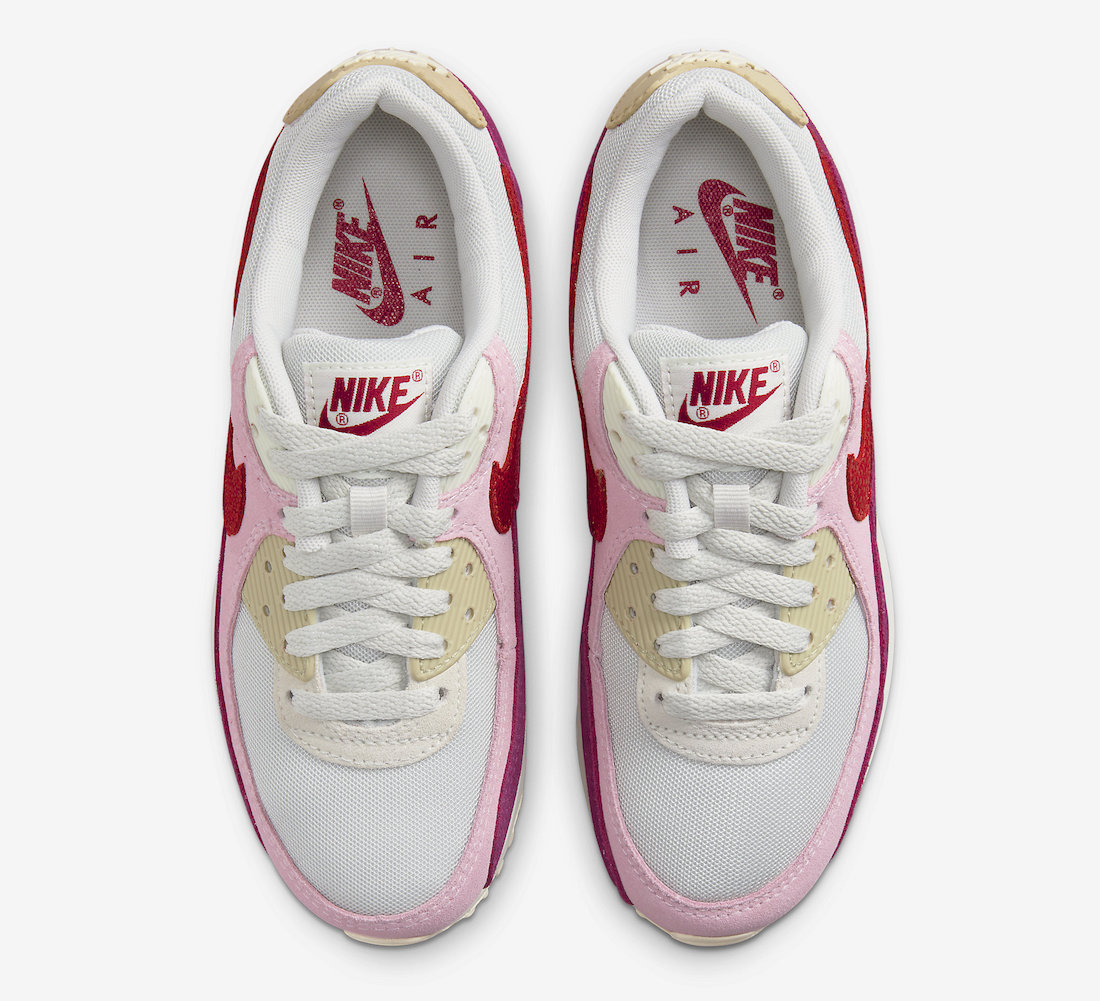 Nike Air Max 90 Valentines Day FB8477-001 Release Date Top