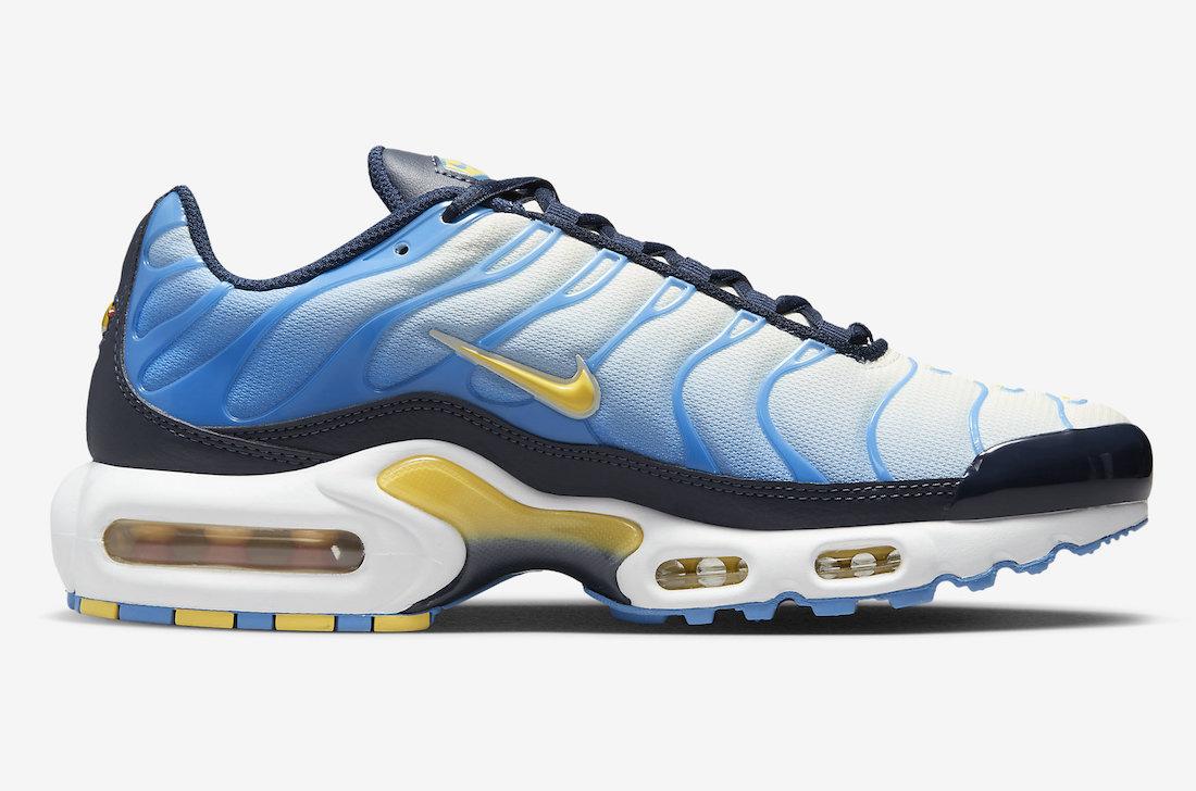 Nike Air Max Plus Blue Yellow FD9871-400 Release Date Medial