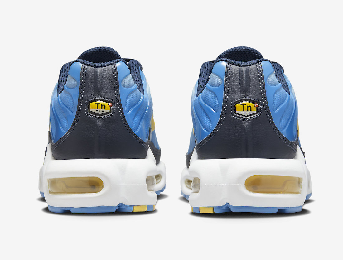 Nike Air Max Plus Blue Yellow FD9871-400 Release Date Heels