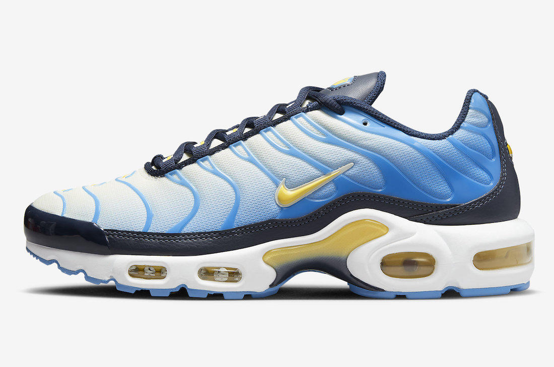 Nike Air Max Plus Blue Yellow FD9871-400 Release Date Lateral