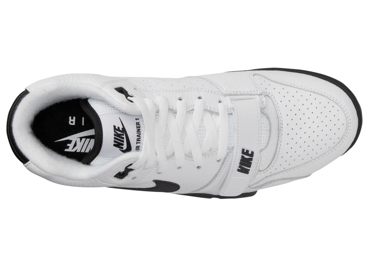 Nike Air Trainer 1 White Black FB8066-100 Release Date Top