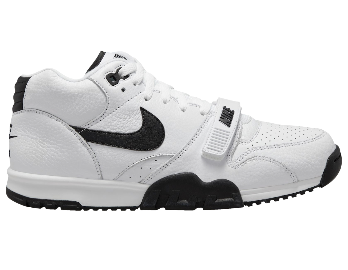 Nike Air Trainer 1 White Black FB8066-100 Release Date Lateral