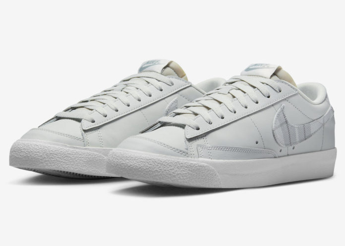 Nike Blazer Low Grey Plaid Tartan DV0801-001 Release Date-4 Nike Blazer Low Grey Plaid Tartan DV0801-001 Release Date