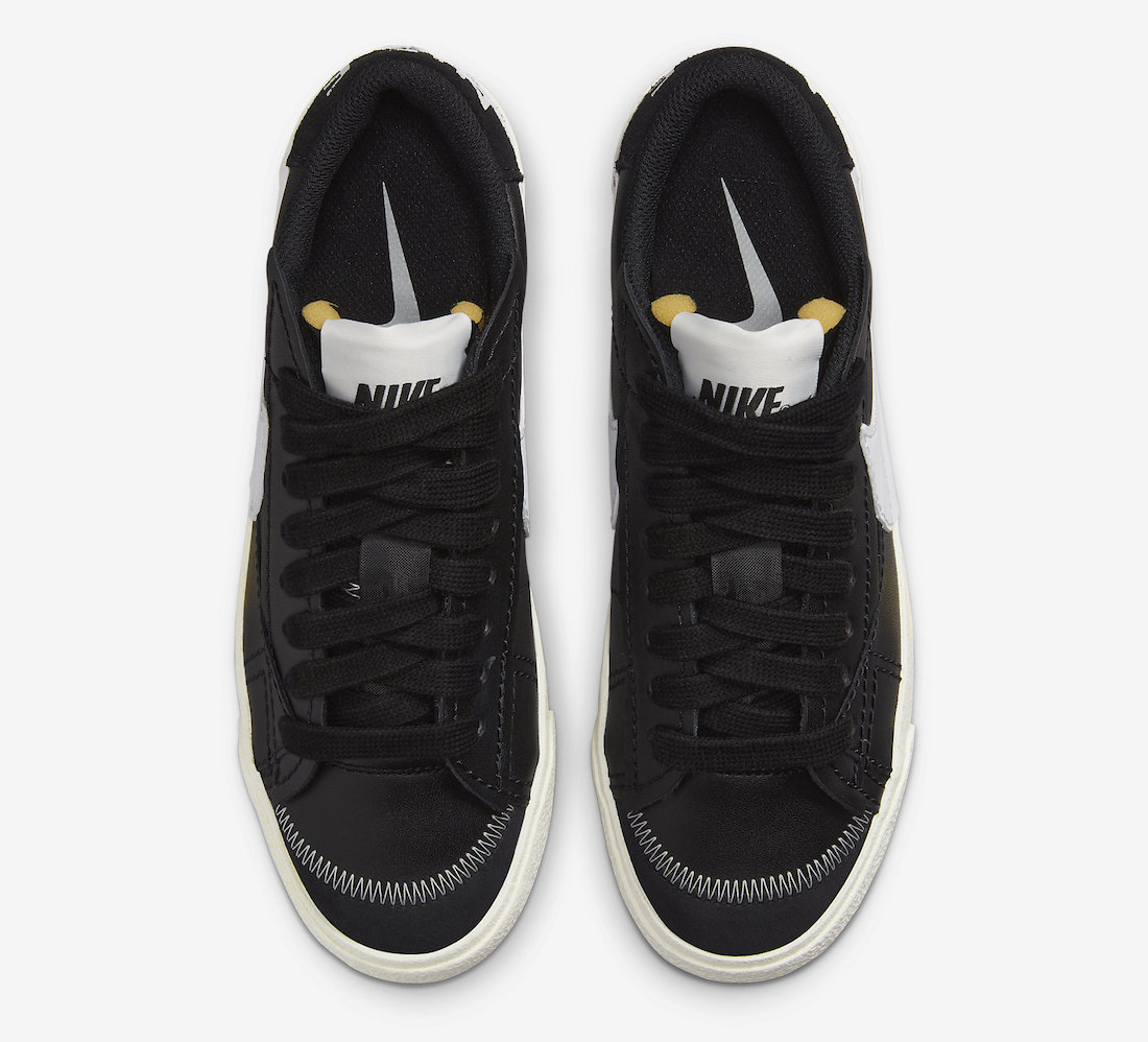 Nike Blazer Low Jumbo Black White FD9858-001 Release Date