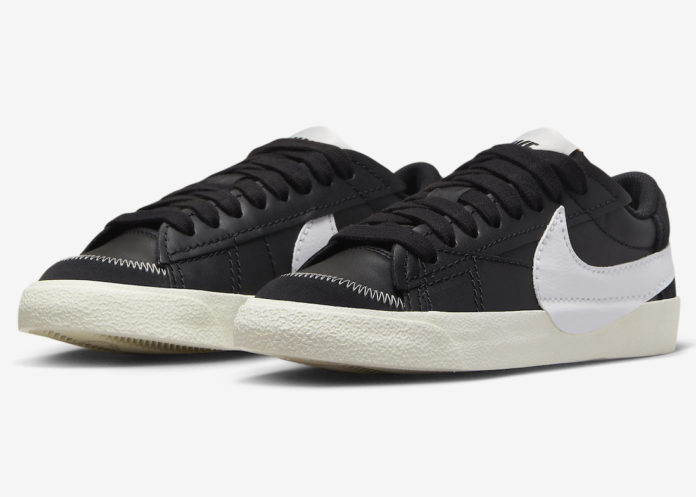 Nike Blazer Low Jumbo Black White FD9858-001 Release Date