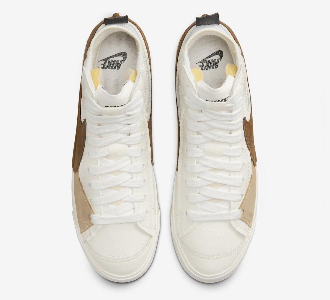 Nike Blazer Mid 77 Jumbo Brown Swoosh FB3356-100 Release Date | SBD