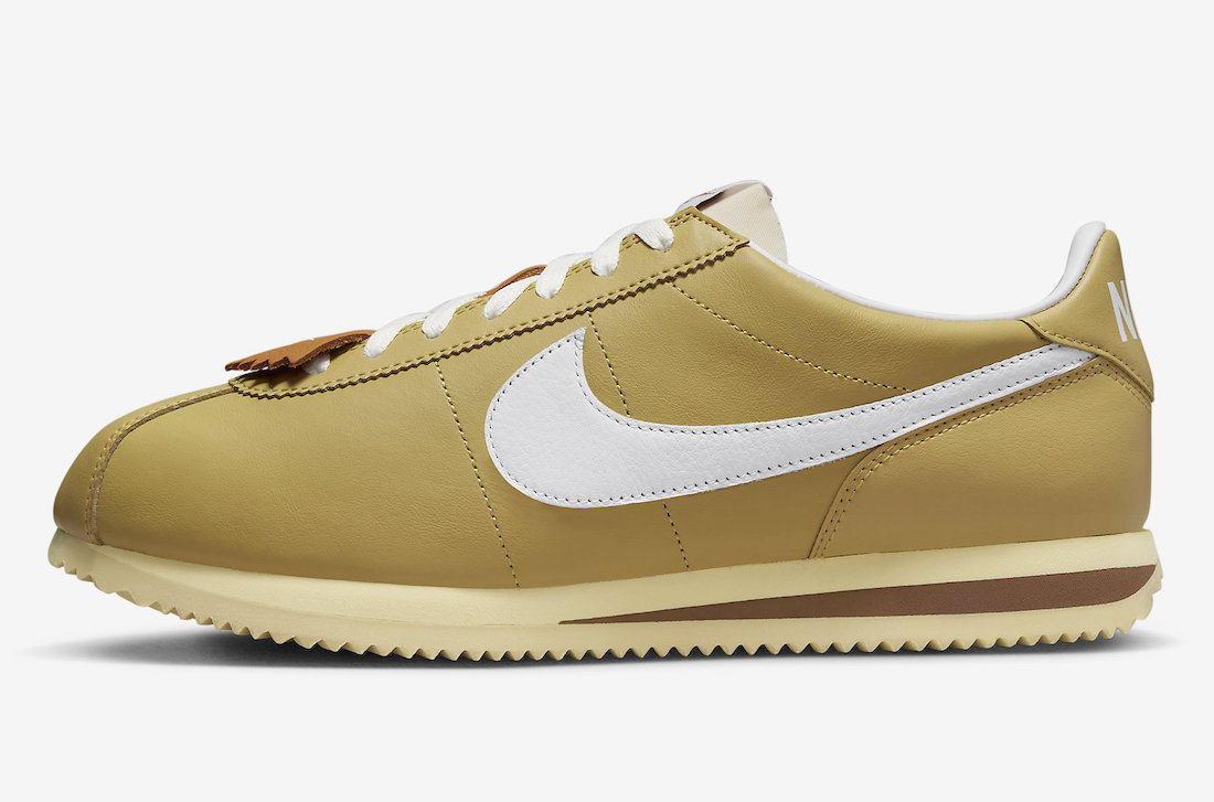 Nike Cortez Running Rabbit Wheat Gold FD0400-725 Release Date Lateral