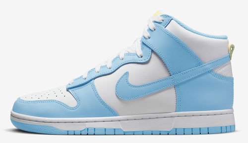 Nike Dunk High Blue Chill official release dates 2022