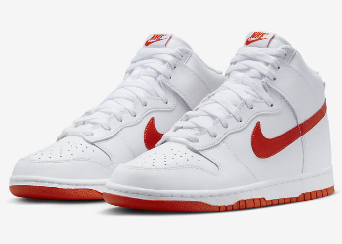 Nike Dunk High White Picante Red DV0828-100 Release Date